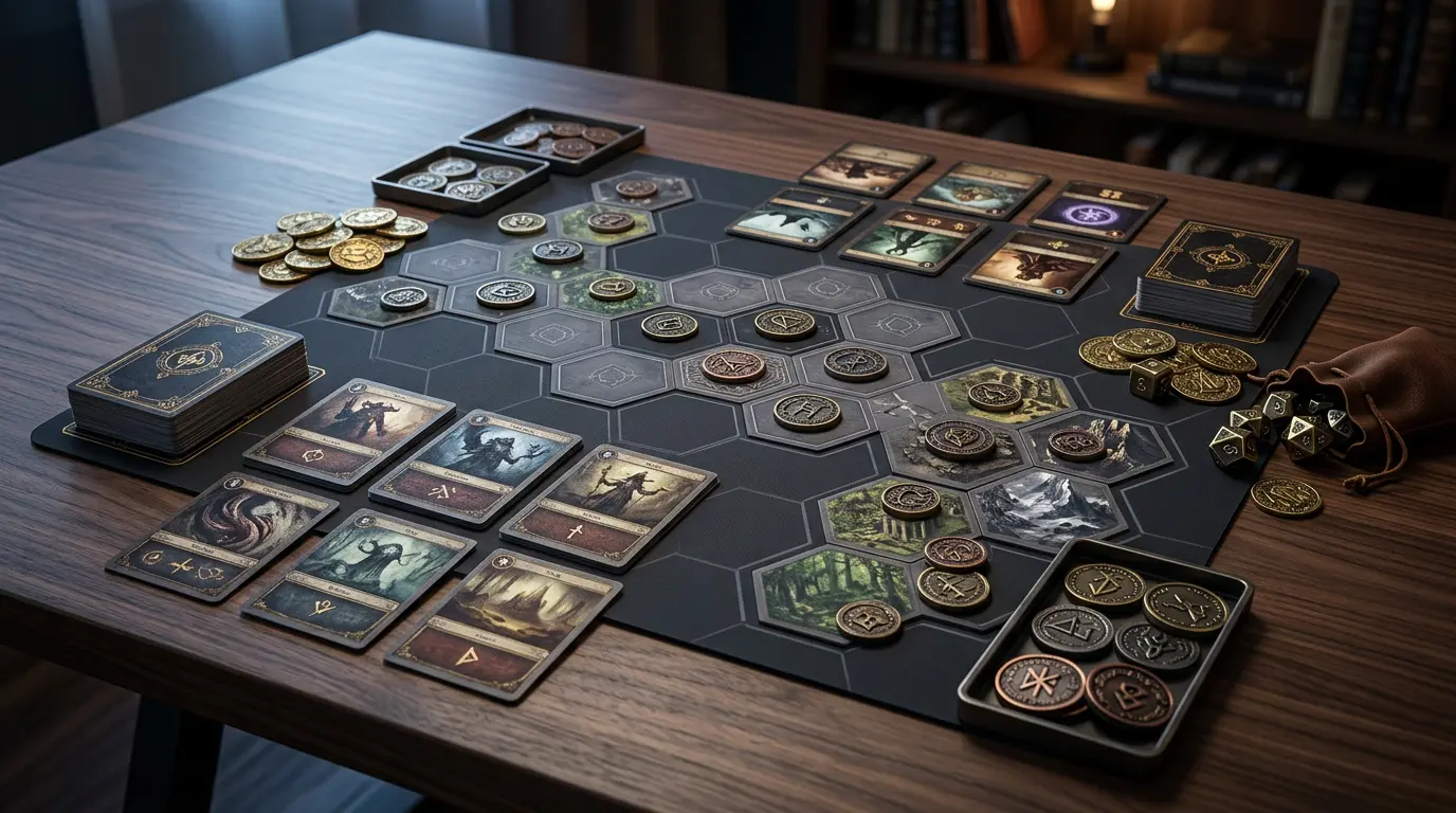 Hexline Drift card game