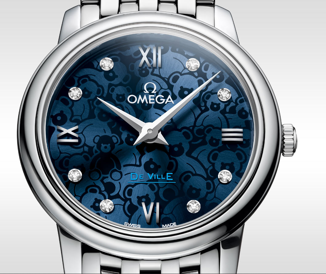 Blue Dial Omega De Ville Prestige Quartz 27.4 MM Replica Watches