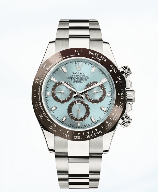 Ice Blue Dial Rolex Oyster Perpetual Consmograph Daytona Replica Watches