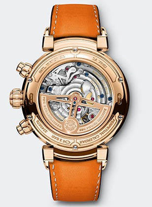 Brown Strap IWC Da Vinci Perpetual Calendar Chronograph Replica Watches