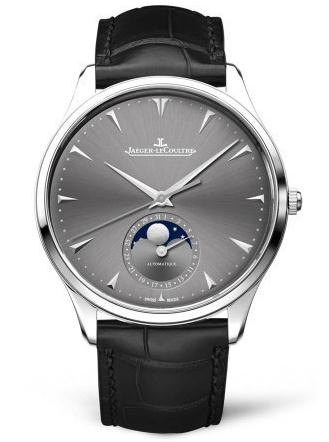 Specially adopting the grey dial, this replica Jaeger-LeCoultre watch looks mre with a subdued elegance.