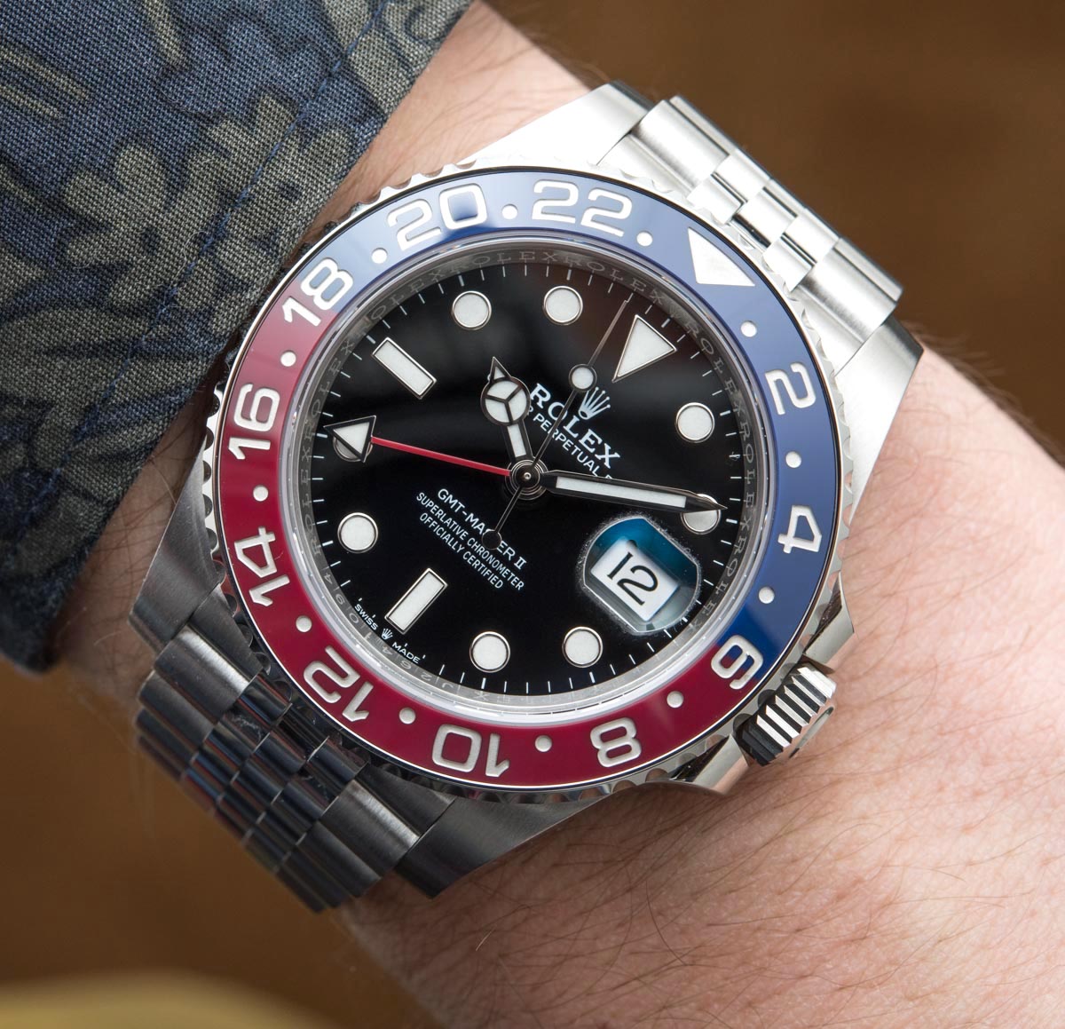 Oystersteel Fake Rolex GMT-Master II 126710BLRO Watches